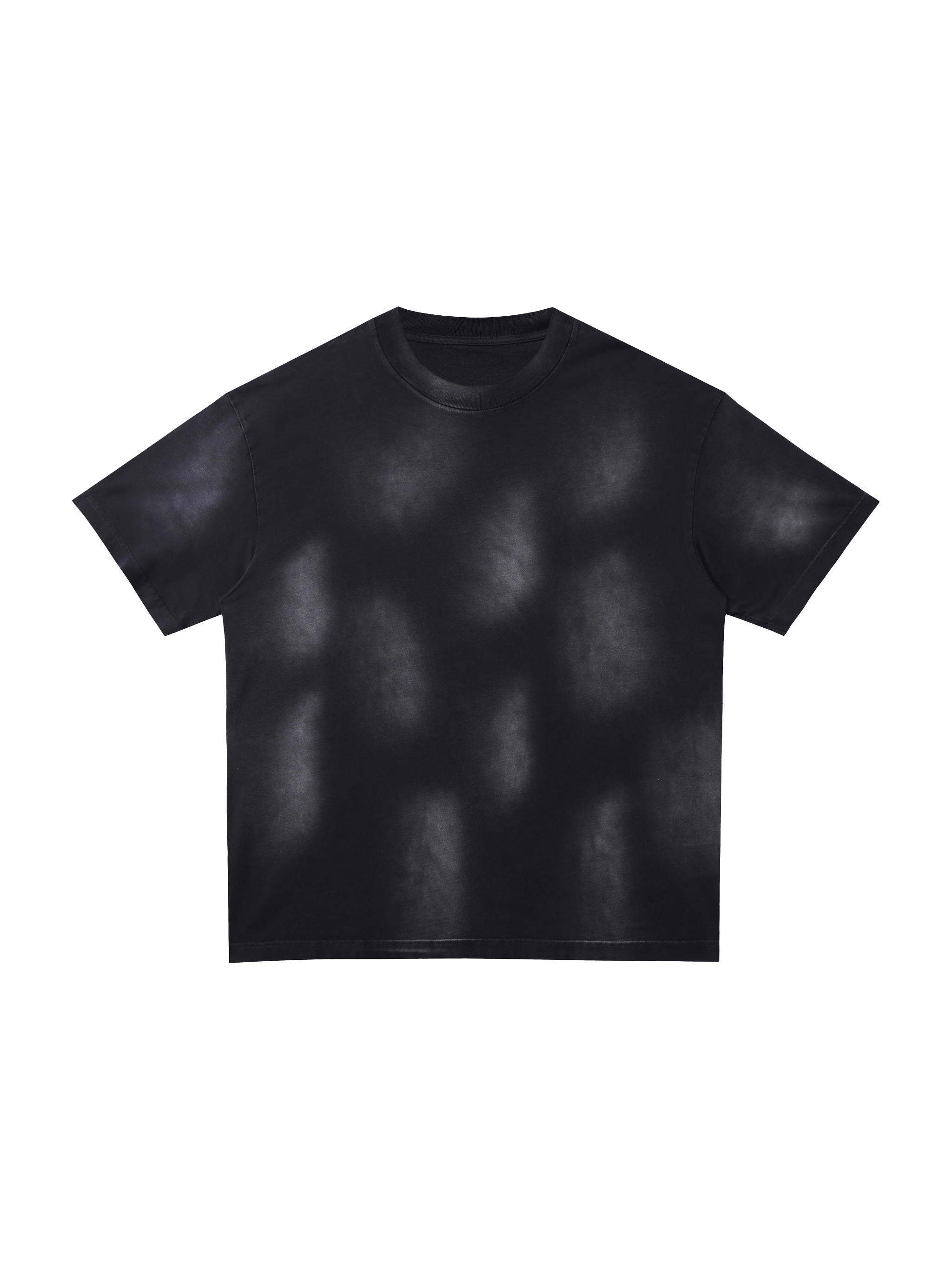 Unisex Washed RUN CLUB FLXCotton Tee Oversize - Black-Black